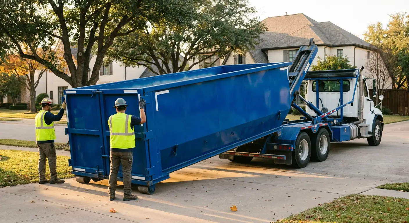 Roll-off dumpster rental service in Redwood City