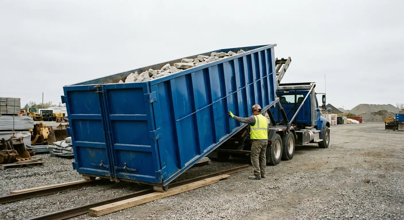 Heavy duty concrete dumpster specifications in Redwood City, CA