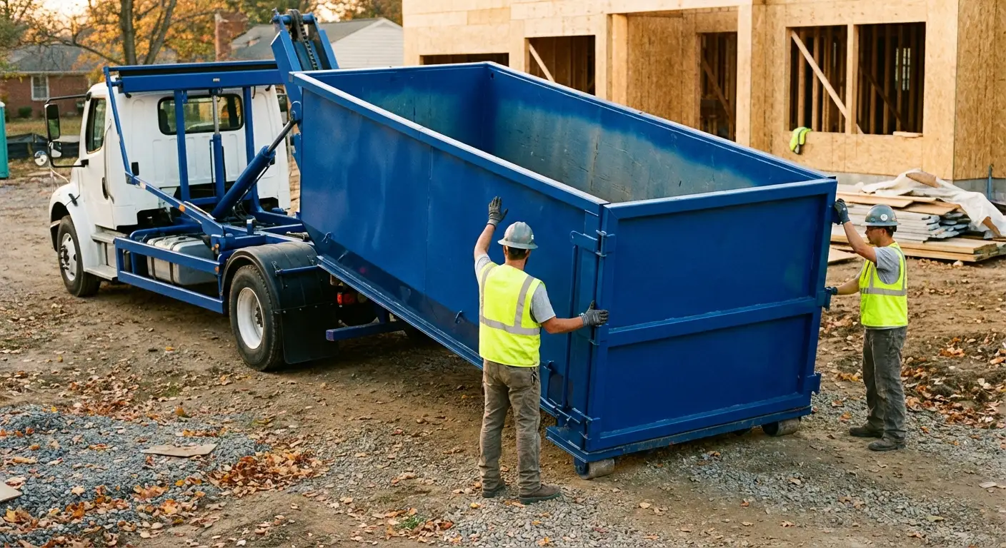Construction dumpster delivery and waste management in Redwood City, CA