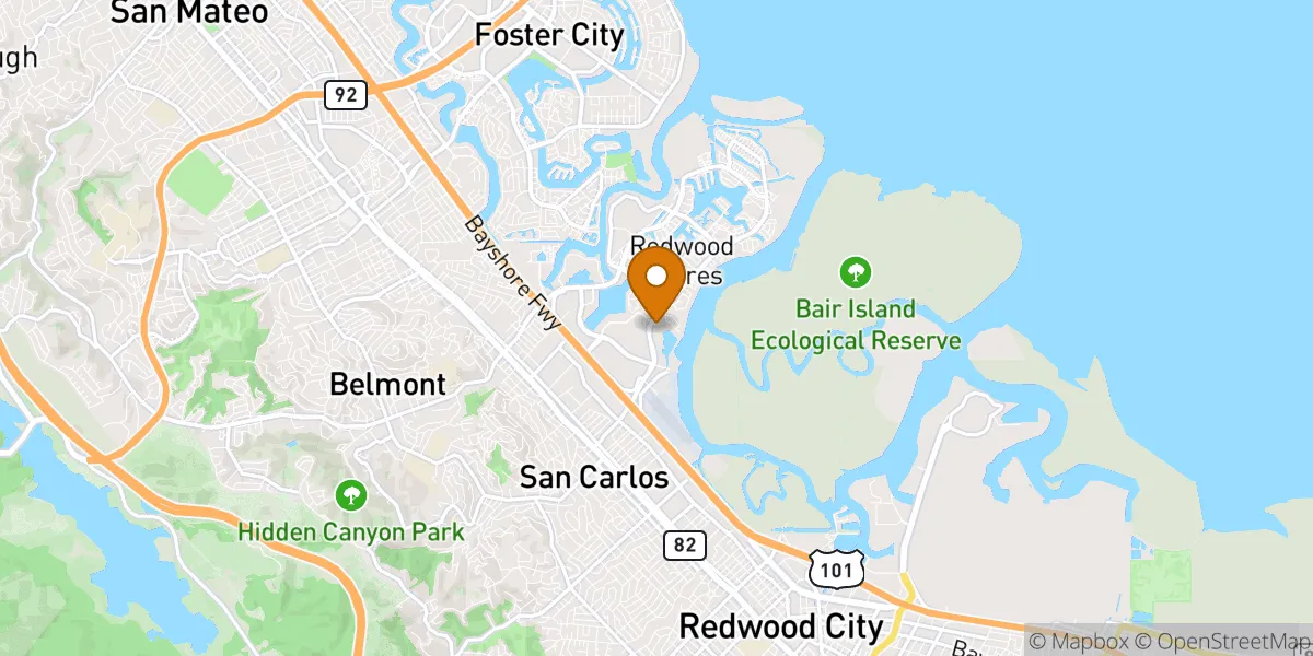  neighborhood map in Redwood City, CA